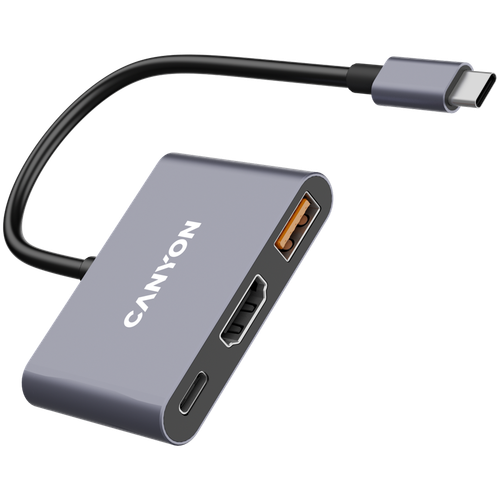CANYON HUB DS-4 3 w 1 USB-C Szary na Arena.pl