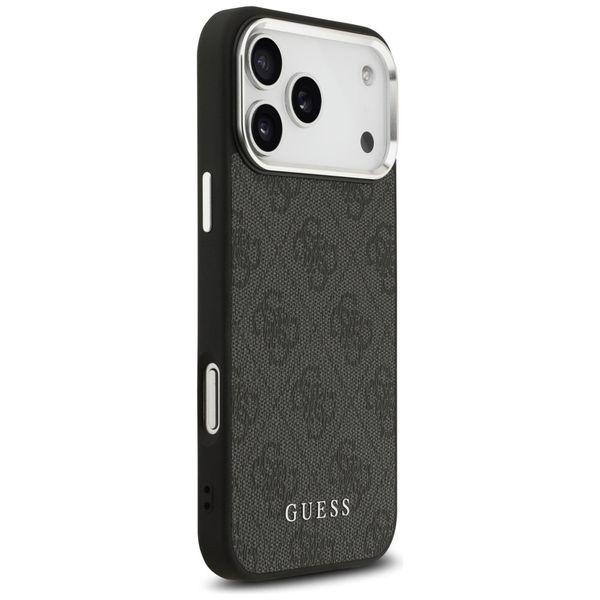 Etui Guess 4G Classic Logo MagSafe do iPhone 17 Pro Max czarny zdjęcie 4