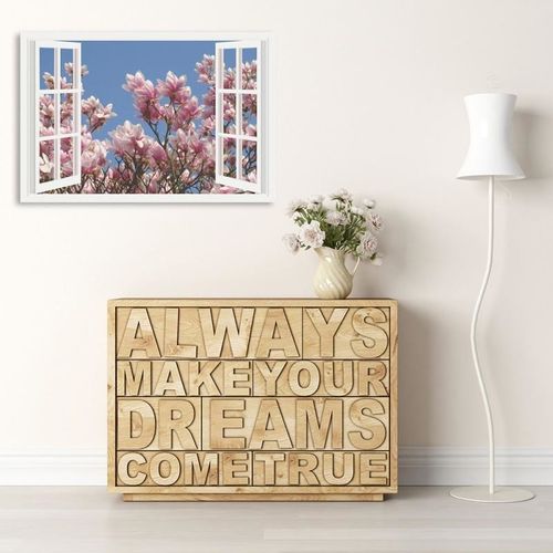 Deco Panel, Kwitnąca magnolia 80x60 na Arena.pl