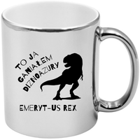 KUBEK SREBRNY PREZENT DLA EMERYTA EMERYTKI POŻEGNANIE W PRACY URODZINY