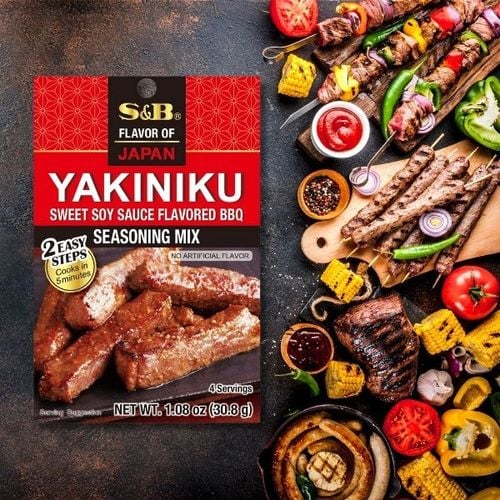 S&B Yakiniku Sweet Soy Sauce japońska przyprawa do BBQ 30,8g na Arena.pl