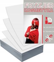 Ulotki A4 5000szt reklamowe firmowe FRYZJER KOSMETYKA dużo wzorów