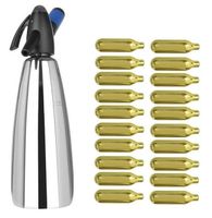 SYFON DO WODY SODOWEJ SATURATOR MOSA 1L + NABOJE | HENDI 588574