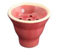 Cybuch do Shishy Hookah Bowl do Sziszy Ceramiczny Mały Czerwony