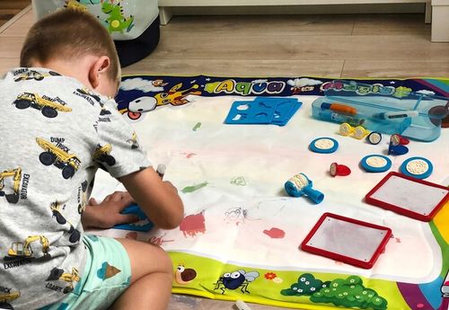 Mata Wodna do Malowania Pieczątki Formy Zestaw XXL na Arena.pl