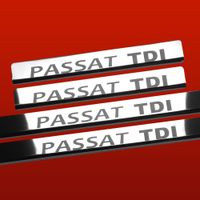 Listwa progowa VOLKSWAGEN PASSAT B8 PASSAT TDI Stal nierdzewna 304 połysk