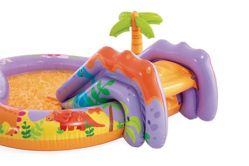 Basen dmuchany dla dzieci wodny plac  201x157x69 cm zjeżdżalnia fontanna na Arena.pl