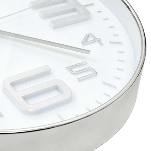 Zegar Ścienny, 30 Cm, Srebrny na Arena.pl