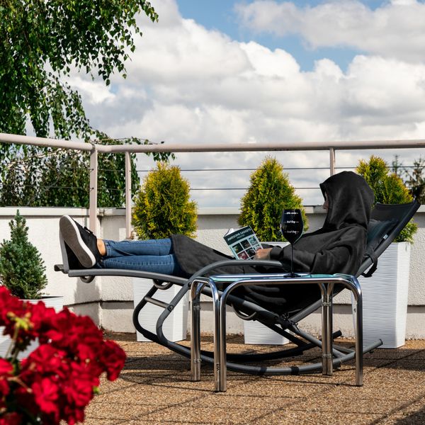 Bluzair - Bluza koc - Czarny zdjęcie 12