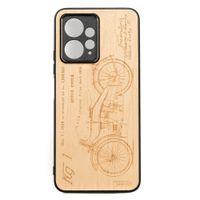 Drewniane Etui Bewood Redmi Note 12 4G HARLEY PATENT ANIEGRE