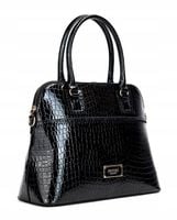 Lakierowana torebka damska Monnari Elegancka Krokodyl
