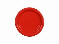 Talerzyki papierowe Basic czerwone, 18 cm 6 szt.