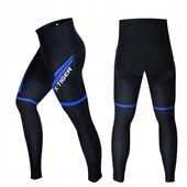 LEGGINSY ROWEROWE KOLARSKIE DŁUGIE MĘSKIE WKŁADKA