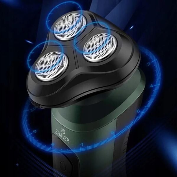 GOLARKA MĘSKA MASZYNKA TRYMER 4W1 DO GOLENIA BRODY WŁOSÓW BEZPRZEWODOWA zdjęcie 8