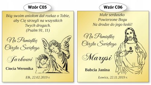 PAMIĄTKA CHRZTU CHRZEST ŚWIĘTY ANIOŁEK ANIOŁ STRÓŻ na Arena.pl