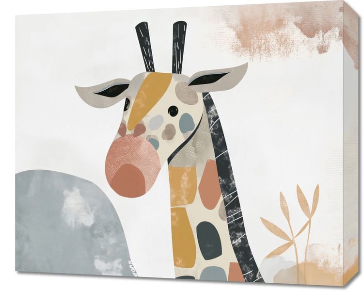 Obraz 60x50cm Żyrafa Bambino zdjęcie 1