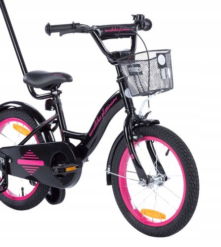 rower rowerek TOMABIKE 16 cali Platinum prowadnik na Arena.pl