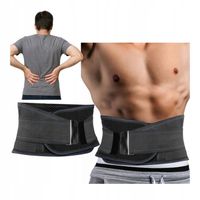 Pas Lędźwiowy na Kręgosłup MAGNETYCZNY ROZGRZEWAJĄCY z magnesami Magnes XL