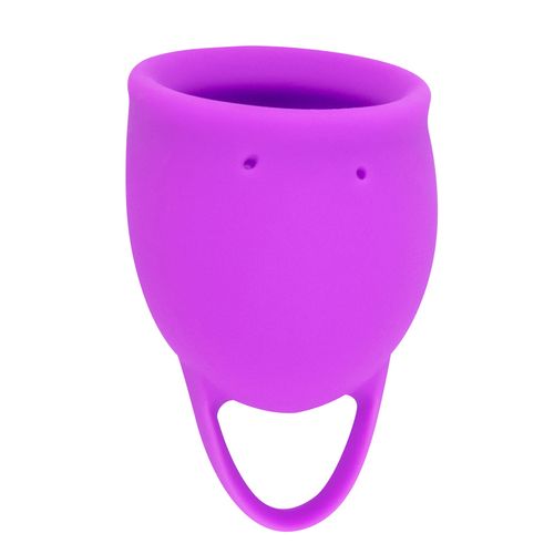 kubeczek menstruacyjny z silikonu z pętelką. idealny na basen tulip 15 na Arena.pl