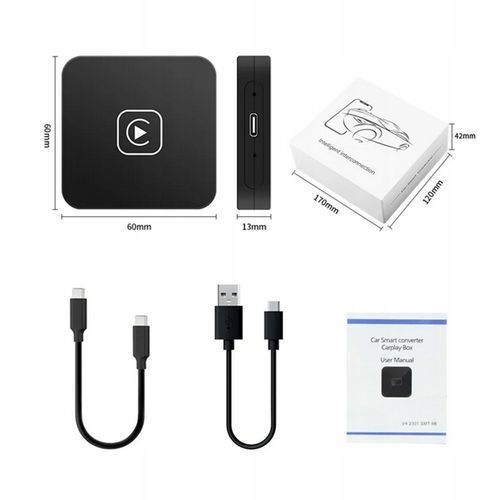 ADAPTER CARPLAY ANDROID AUDIO WIFI BLUETOOTH BEZPRZEWODOWY na Arena.pl