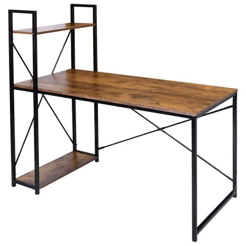 Biurko industrialne loft Trosa postarzany dąb na Arena.pl