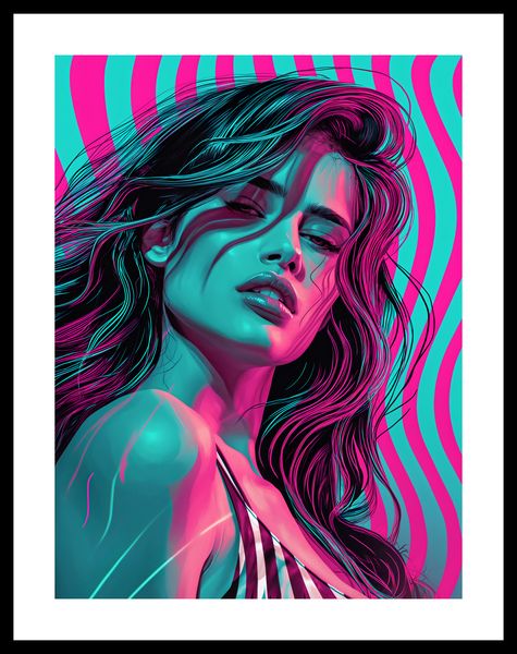 Plakat 30x40cm Neonowy Wzrok zdjęcie 3