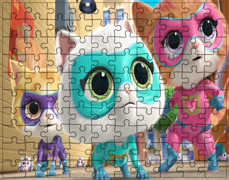 Puzzle Super Kotki zdjęcie 1