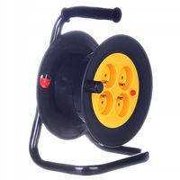 Nawijak do przewodu IP20 mały bęben zwijak kabla przedłużacza do 25m 3x1,5