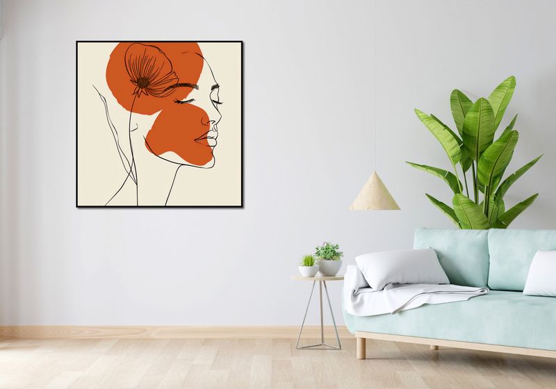 Plakat 100x100cm Ciepło Kwiatu zdjęcie 4