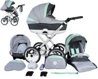 KLASYCZNY WÓZEK DZIECIĘCY 3W1 CR7 RETRO Wielofunkcyjny