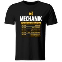 Koszulka Mechanik stawka godzinowa, prezent dla Mechanika, roz. M