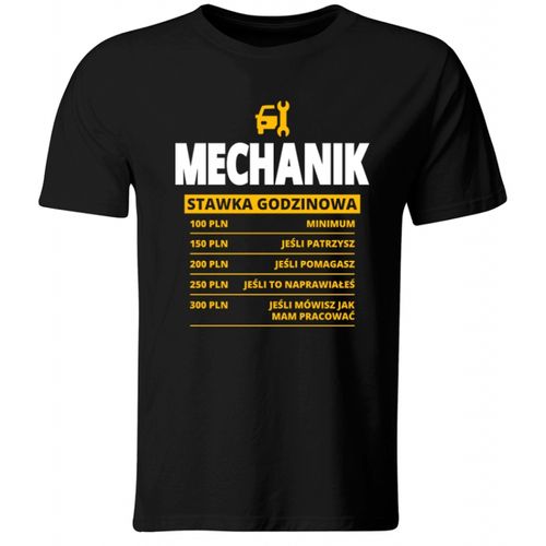 Koszulka Mechanik stawka godzinowa, prezent dla Mechanika, roz. S na Arena.pl