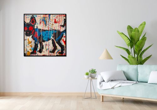 Plakat 90x90cm Miejski Pies na Arena.pl