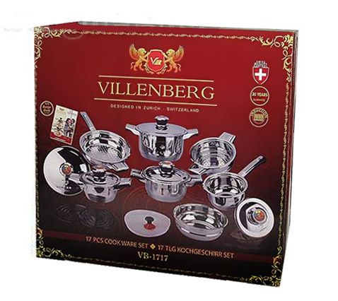 GARNKI VILLENBERG ECSLUSIVE 17 ELE. VB-1717 na Arena.pl
