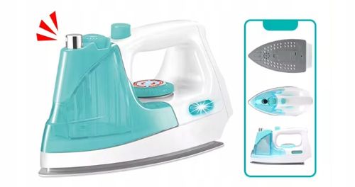 ŻELAZKO ZABAWKA DLA DZIECI INTERAKTYWNE ZE ŚWIATŁEM DŹWIĘKIEM PARA WODNA na Arena.pl