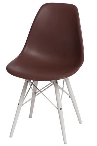 Krzesło P016W PP brązowe/white D2 na Arena.pl