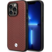 Etui BMW BMHCP14L22RFGR iPhone 14 Pro 6,1" burgundowy/burgundy Leather