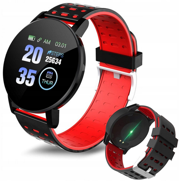 Smart Band 119s czarno-czerwony zdjęcie 1