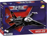 EDUKACYJNE Klocki Konstrukcyjne KOMPLET Top Gun MIG-28 Model KOLEKCJONERSKI