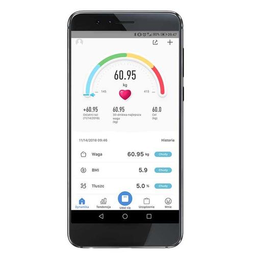 waga 180kg z funkcją bluetooth w9993 na Arena.pl