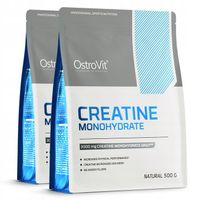 OstroVit Kreatyna Monohydrat 2 x 500 g CZYSTA Creatine NATURALNA