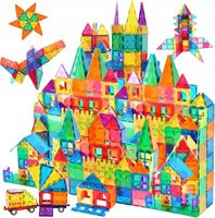 Klocki Magnetyczne 60 szt. Panele Konstrukcyjne dla Dzieci