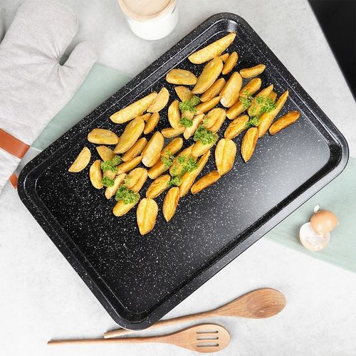 Forma GRANITOWA blacha do pieczenia ciastek warzyw piekarnika 46,5x32,5x2,5 na Arena.pl