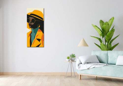 Obraz 40x100cm Żółta Stylowość na Arena.pl