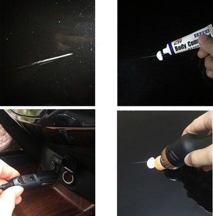 MINI POLERKA SAMOCHODOWA Maszyna Polerska 4x GĄBKA zdjęcie 15