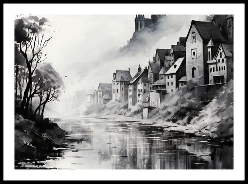 Plakat 59,4x42cm Mglisty Refleks na Arena.pl