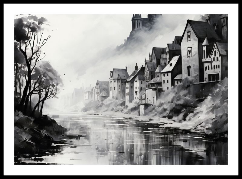 Plakat 59,4x42cm Mglisty Refleks zdjęcie 3