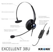 Zestaw słuchawkowy usb voip 38U