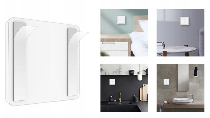 Włącznik Pilot Scen 3 Kanały 9 Program ZigBee TUYA Bezprzewodowy zdjęcie 4