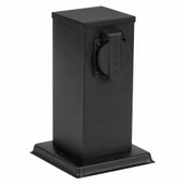 ELEKTRYCZNY SŁUPEK OGRODOWY 2X GNIAZDO HERMETYCZNE